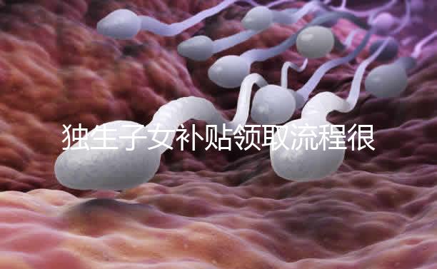 獨(dú)生子女補(bǔ)貼領(lǐng)取流程很簡單，攜帶好相關(guān)證件是關(guān)鍵