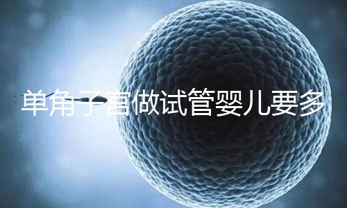 單角子宮做試管嬰兒要多少錢(qián)？移植2個(gè)至少需要這個(gè)數(shù)字