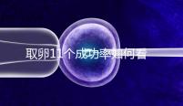 取卵11個成功率如何看胚胎配成數，只受精兩個要找找原因