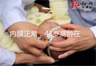 內膜正常，43歲高齡在國內做試管嬰兒成功率多少？