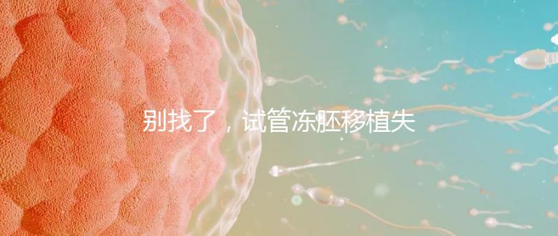 別找了，試管凍胚移植失敗的10大原因全在這里！