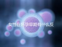 女性在懷孕早期有什么反應？