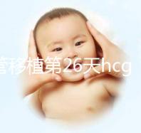試管移植第26天hcg多少才安全？最好也看看孕囊大小標準