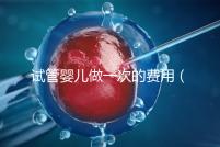 試管嬰兒做一次的費用（試管嬰兒做一次的費用是多少）