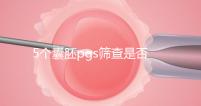 5個囊胚pgs篩查是否會全軍覆沒分析，通過率一目了然